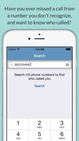 Who Called Me для iOS — скриншот 1