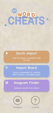 Words with EZ Cheats для Android — скриншот 1