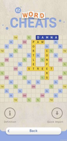 Words with EZ Cheats для Android — скриншот 3