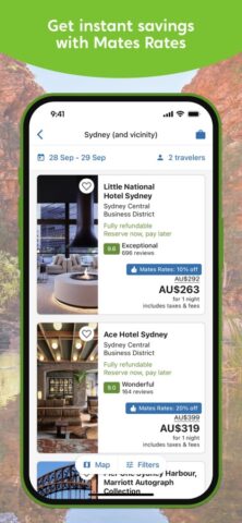 Wotif Hotels & Flights для iOS — скриншот 2