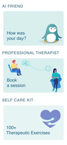 Wysa: Mental Wellbeing AI для iOS — скриншот 4