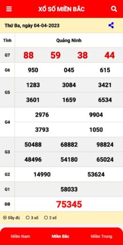 Xổ số: Xổ số trực tiếp для Android — скриншот 1