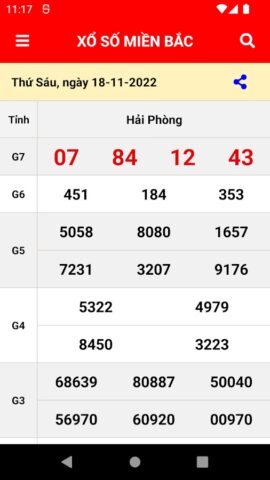 XSMB: Xổ Số Miền Bắc для Android — скриншот 2
