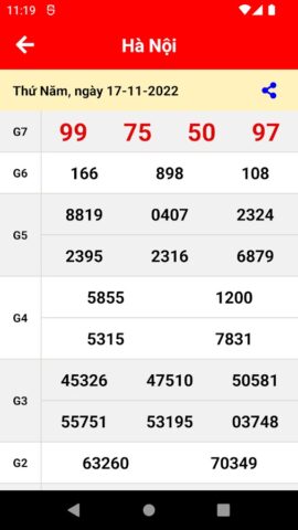 XSMB: Xổ Số Miền Bắc для Android — скриншот 4
