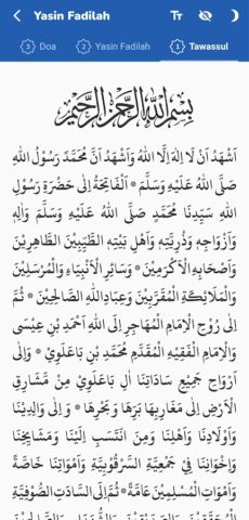 Yasin Fadilah dan Terjemahan для Android — скриншот 3
