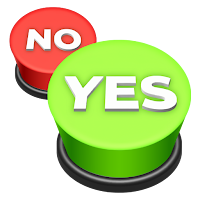 Yes No Button для Android
