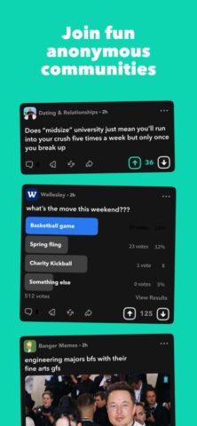Yik Yak для iOS — скриншот 1