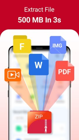 Zip Extractor — UnZIP, UnRAR для Android — скриншот 2