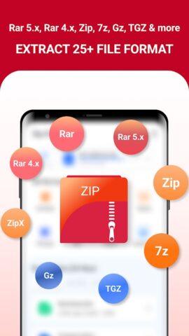 Zip Extractor — UnZIP, UnRAR для Android — скриншот 3