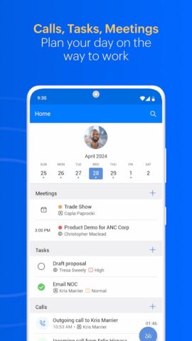 Zoho CRM — Sales & Marketing для Android — скриншот 1