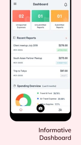Zoho Expense — Expense Reports для Android — скриншот 1