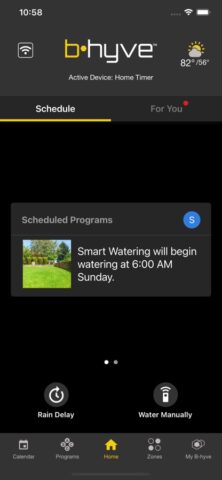 B-hyve для iOS — скриншот 1