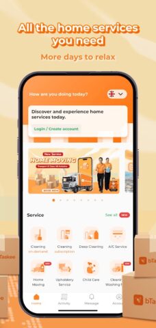 bTaskee — Home Services для Android — скриншот 3