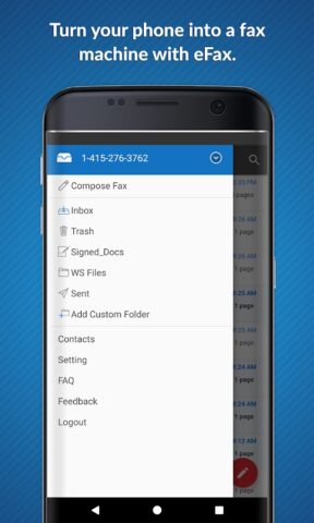 eFax App — Fax from Phone для Android — скриншот 1