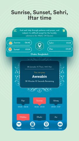 iMuslim Prayer (Salat) Timer для Android — скриншот 1