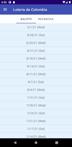 lotería de Colombia Predicción для Android — скриншот 5