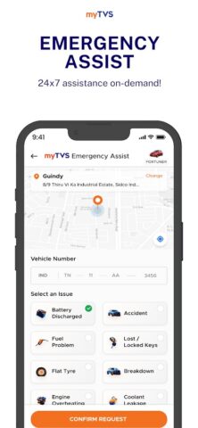 myTVS Car Services & More для Android — скриншот 4