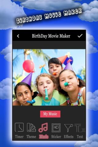 photo editor with song для Android — скриншот 1