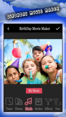 photo editor with song для Android — скриншот 5