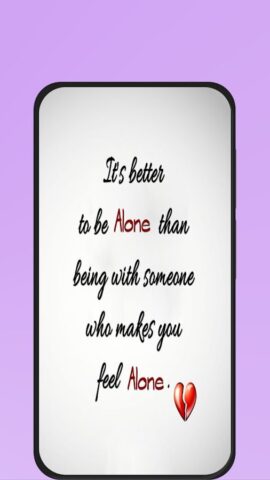 Sad Broken Heart Quotes для Android — скриншот 2