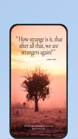 Sad Friendship Quotes для Android — скриншот 1