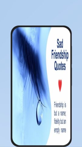 Sad Friendship Quotes для Android — скриншот 3