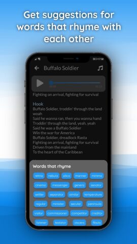 write lyrics & save your ideas для Android — скриншот 3