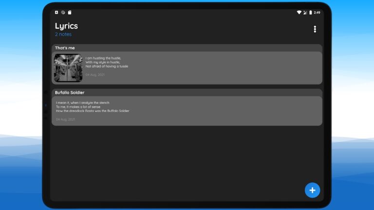 write lyrics & save your ideas для Android — скриншот 5