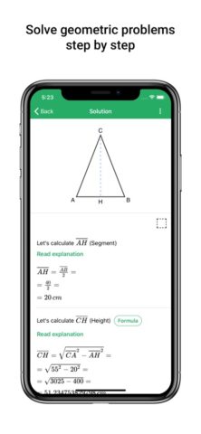 xGeometry — Geometry Solver для iOS — скриншот 1