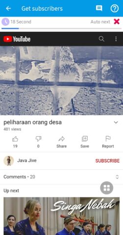 1000SUBS — Get subs like view для Android — скриншот 3