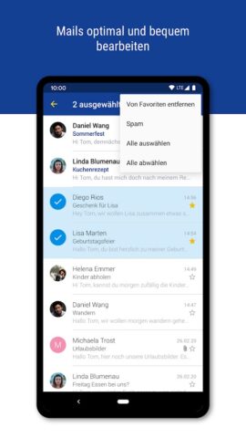 1&1 Mail для Android — скриншот 4