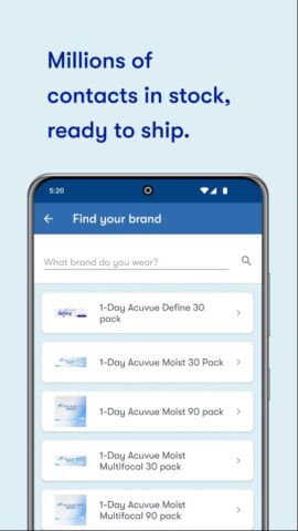 1800 Contacts — Lens Store для Android — скриншот 4