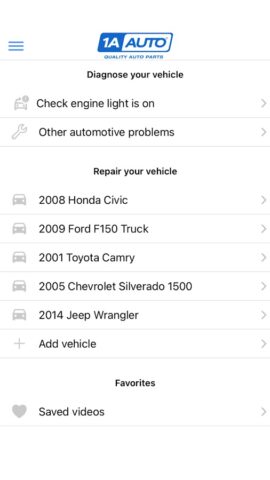 1A Auto: Parts & Repair Videos для Android — скриншот 1