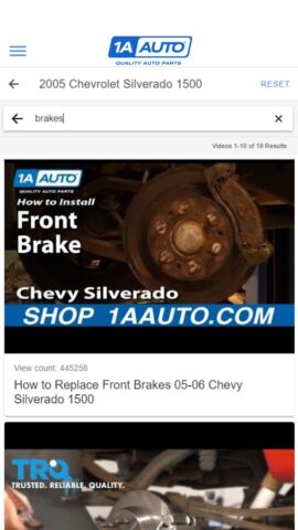 1A Auto: Parts & Repair Videos для Android — скриншот 2
