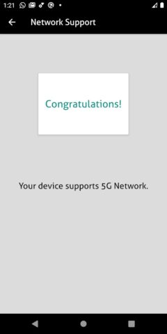 5G  Network & Device Check для Android — скриншот 3