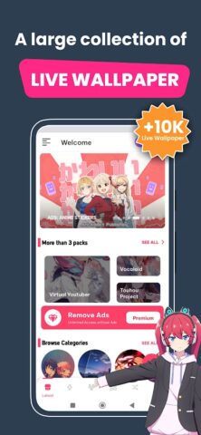 +9000000 Anime Live Wallpapers для Android — скриншот 2