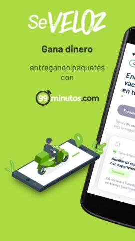 99 minutos Repartidor для Android — скриншот 1