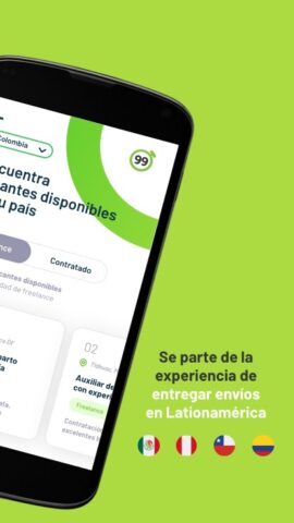 99 minutos Repartidor для Android — скриншот 2