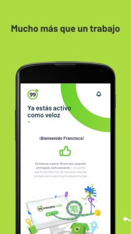 99 minutos Repartidor для Android — скриншот 3