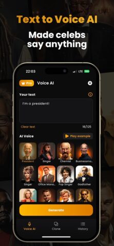 AI Voice Generator — Vocalis для Android — скриншот 2