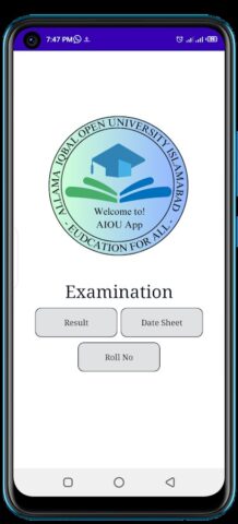 AIOU App для Android — скриншот 2