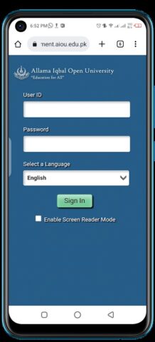 AIOU App для Android — скриншот 5