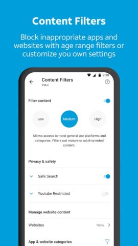 AT&T Secure Family® parent app для Android — скриншот 4