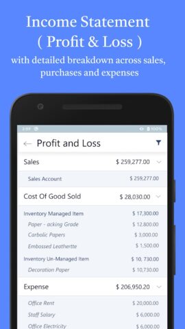 Accounting Bookkeeping для Android — скриншот 3