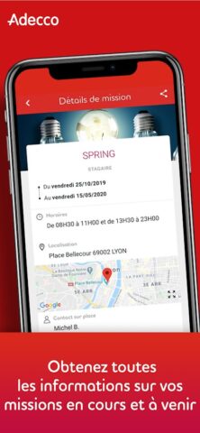 Adecco & moi — Mission Interim для Android — скриншот 3
