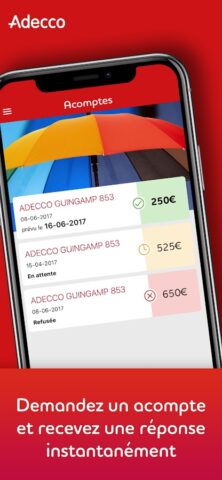 Adecco & moi — Mission Interim для Android — скриншот 5
