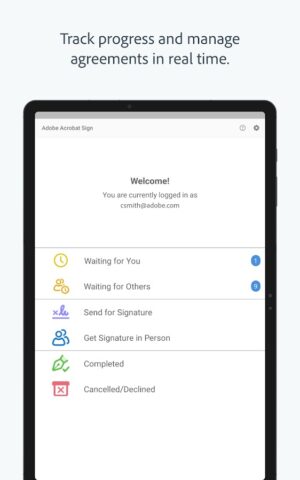 Adobe Acrobat Sign — скриншот 5