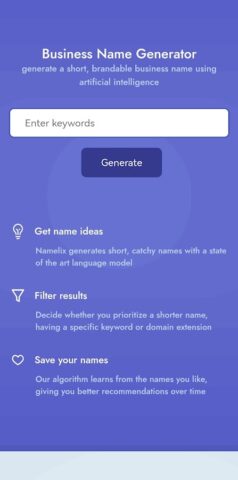 Ai NameLix | Ai Name Generator для Android — скриншот 1
