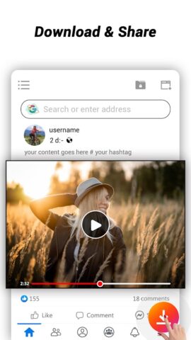 загрузчик видео HD приложение для Android — скриншот 2