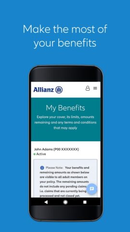 Allianz MyHealth для Android — скриншот 3